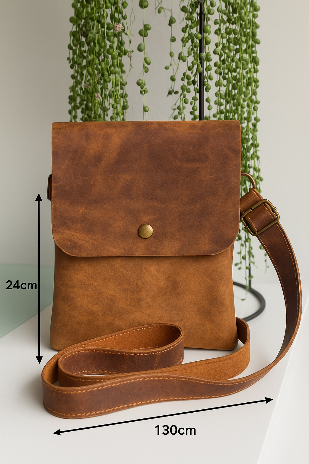 Bandolera Cuero Vintage