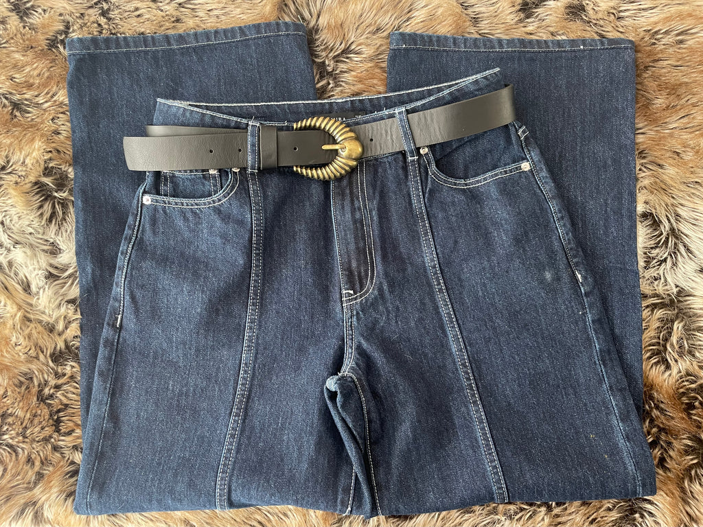 Cinturón Hebilla Ovalada