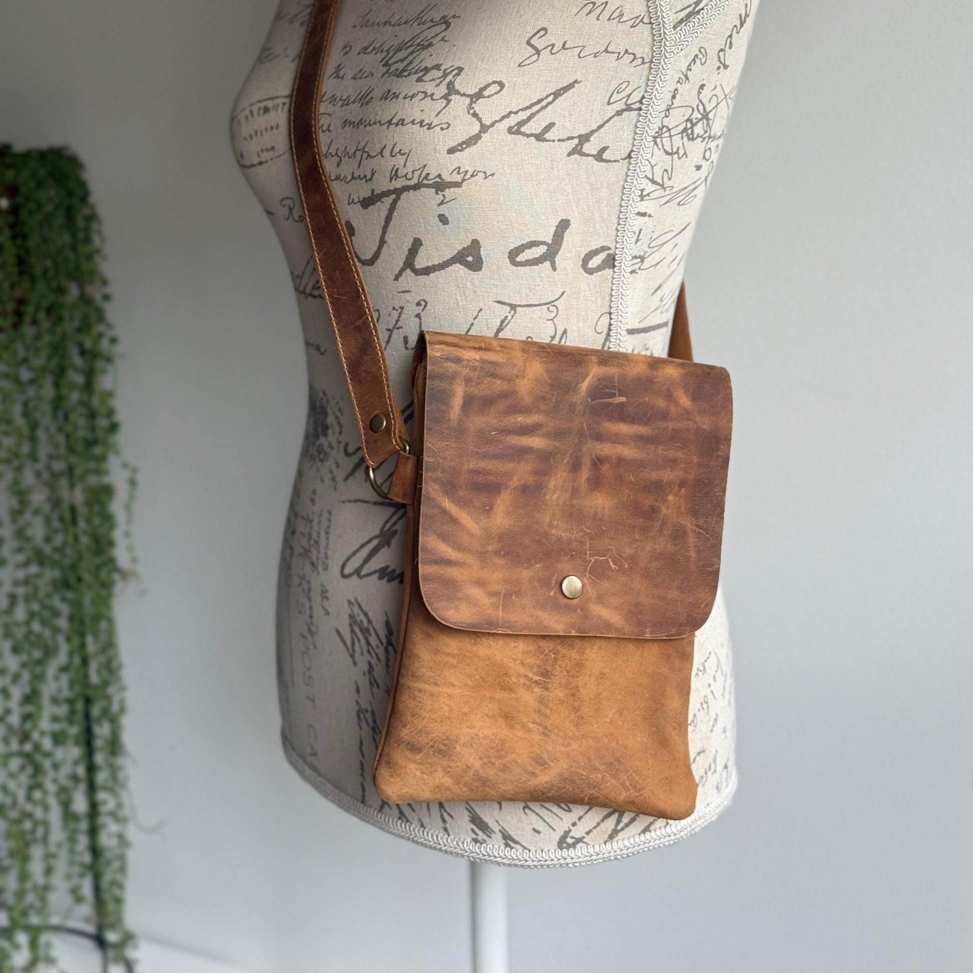 Bandolera Cuero Vintage