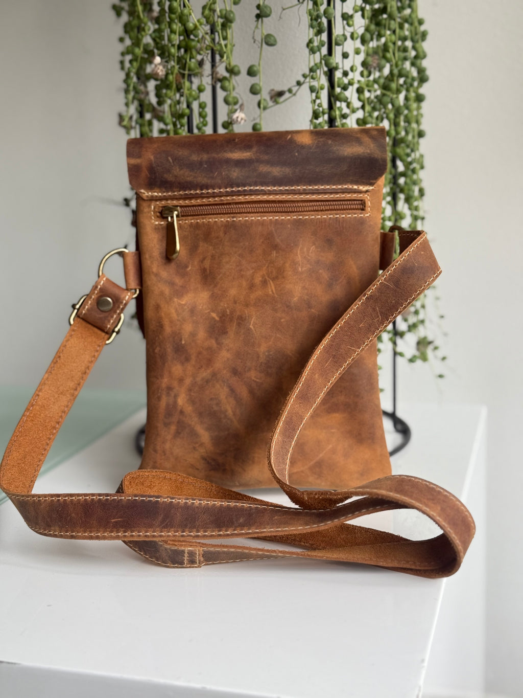 Bandolera Cuero Vintage