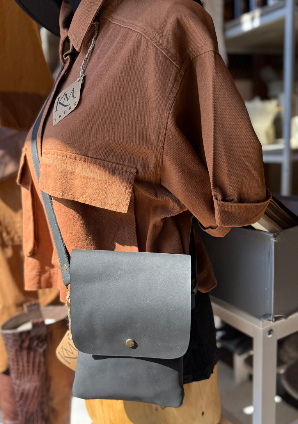 Bandolera Cuero Vintage