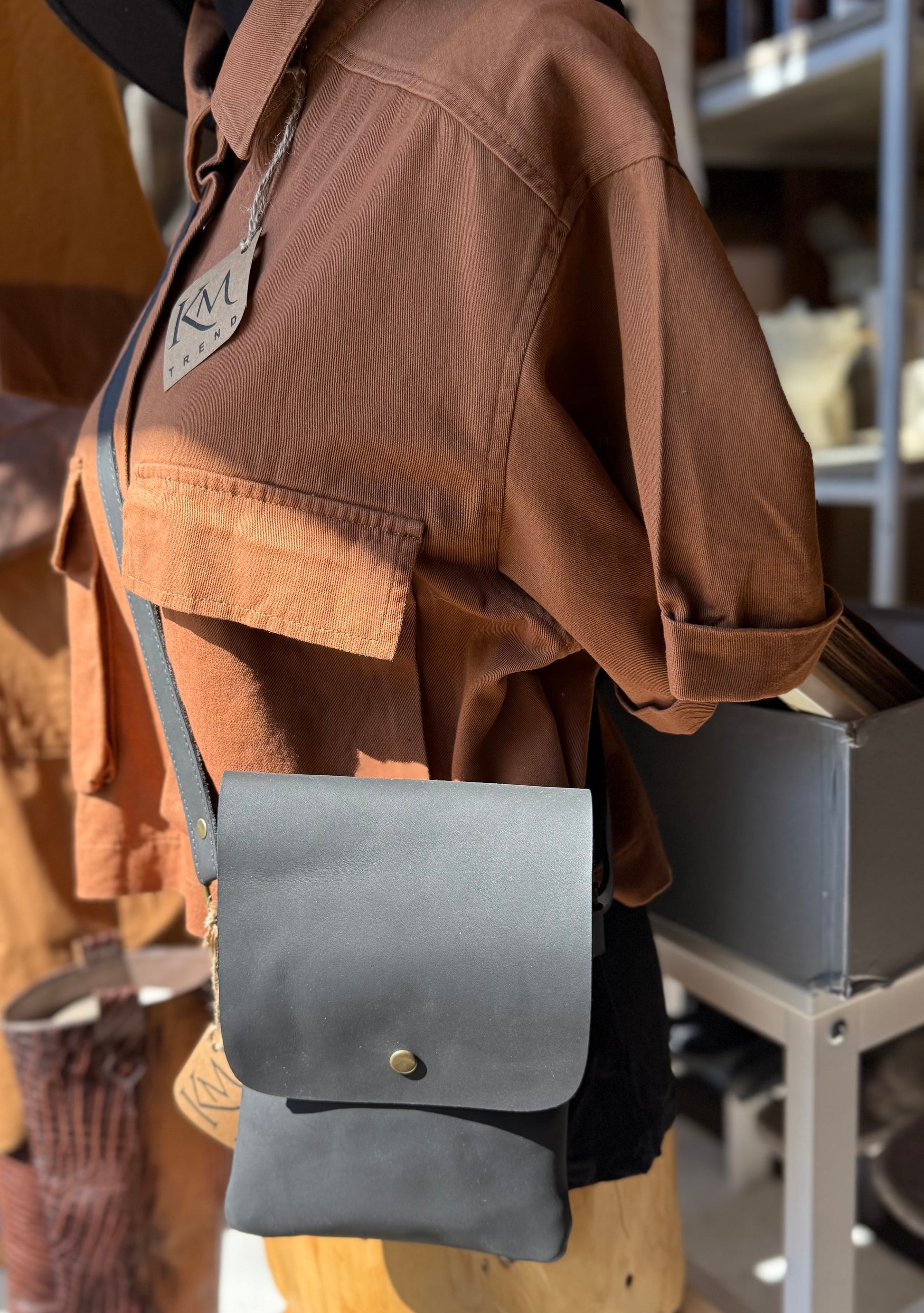 Bandolera Cuero Vintage