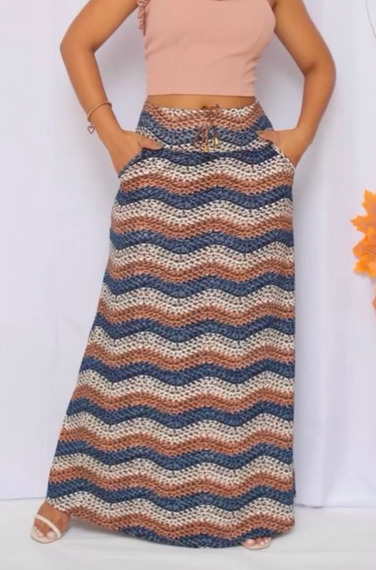 Falda Larga Algodón Brasileño