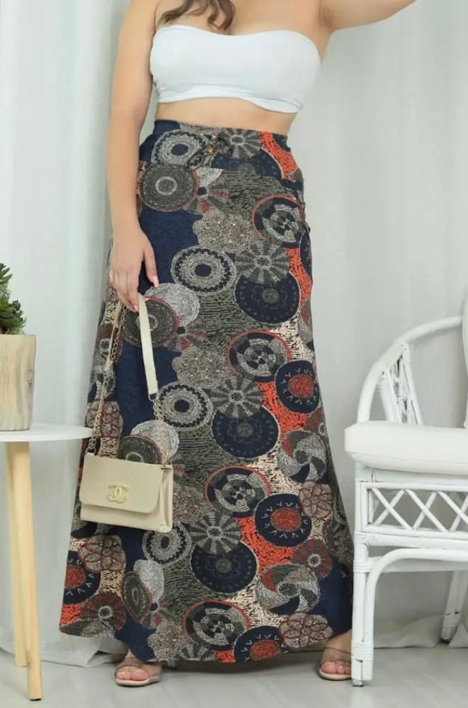 Falda Larga Algodón Brasileño