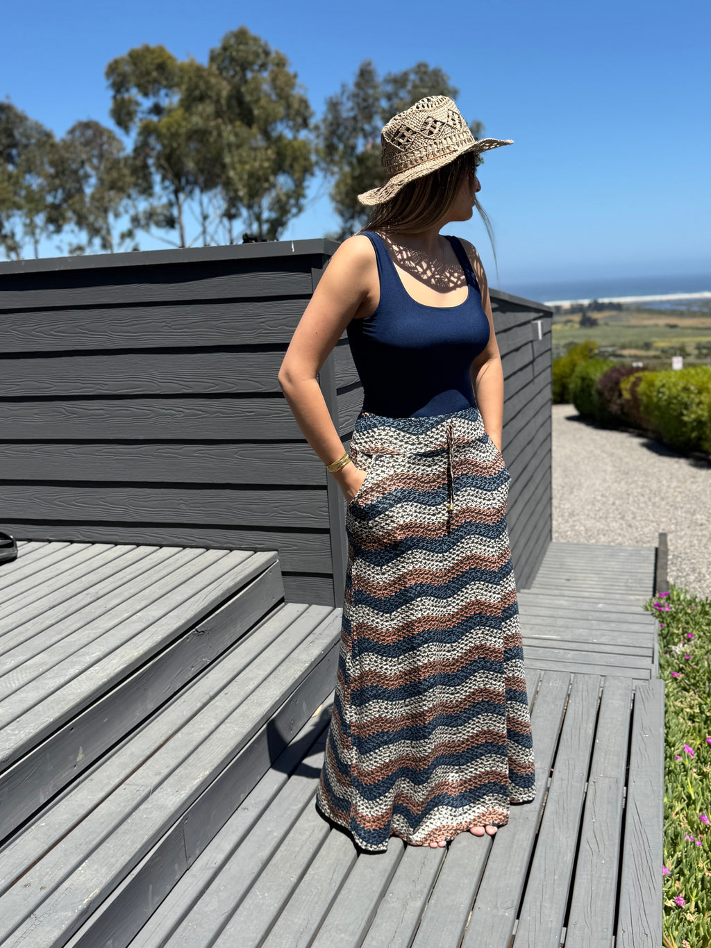 Falda Larga Algodón Brasileño