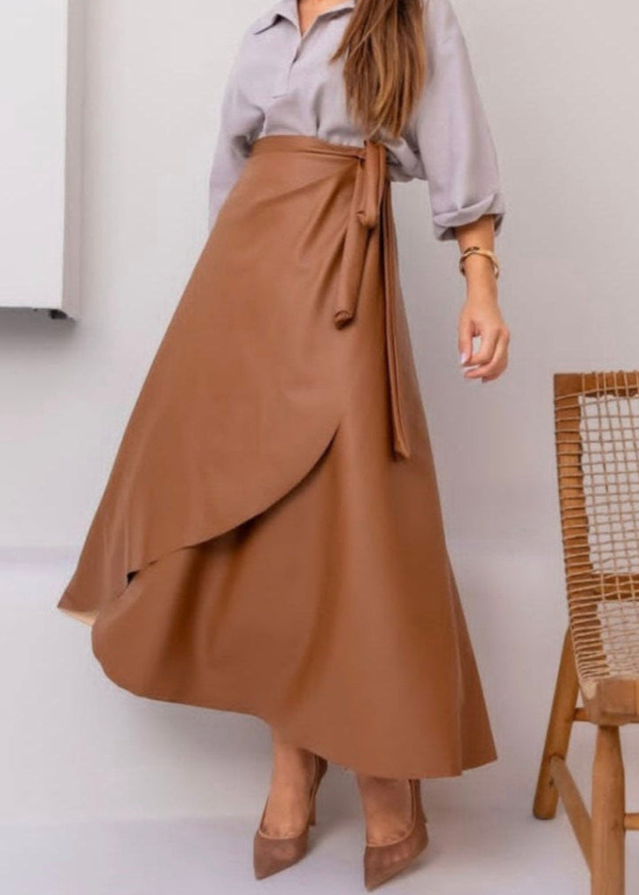 Falda Envolvente Eco Cuero